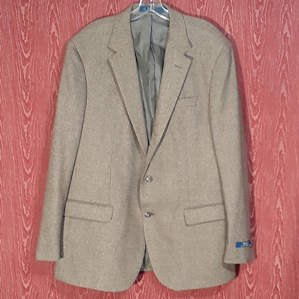 POLO RALPH LAUREN 2 Button Closure Long Sleeve Blazer Men's Size 46L